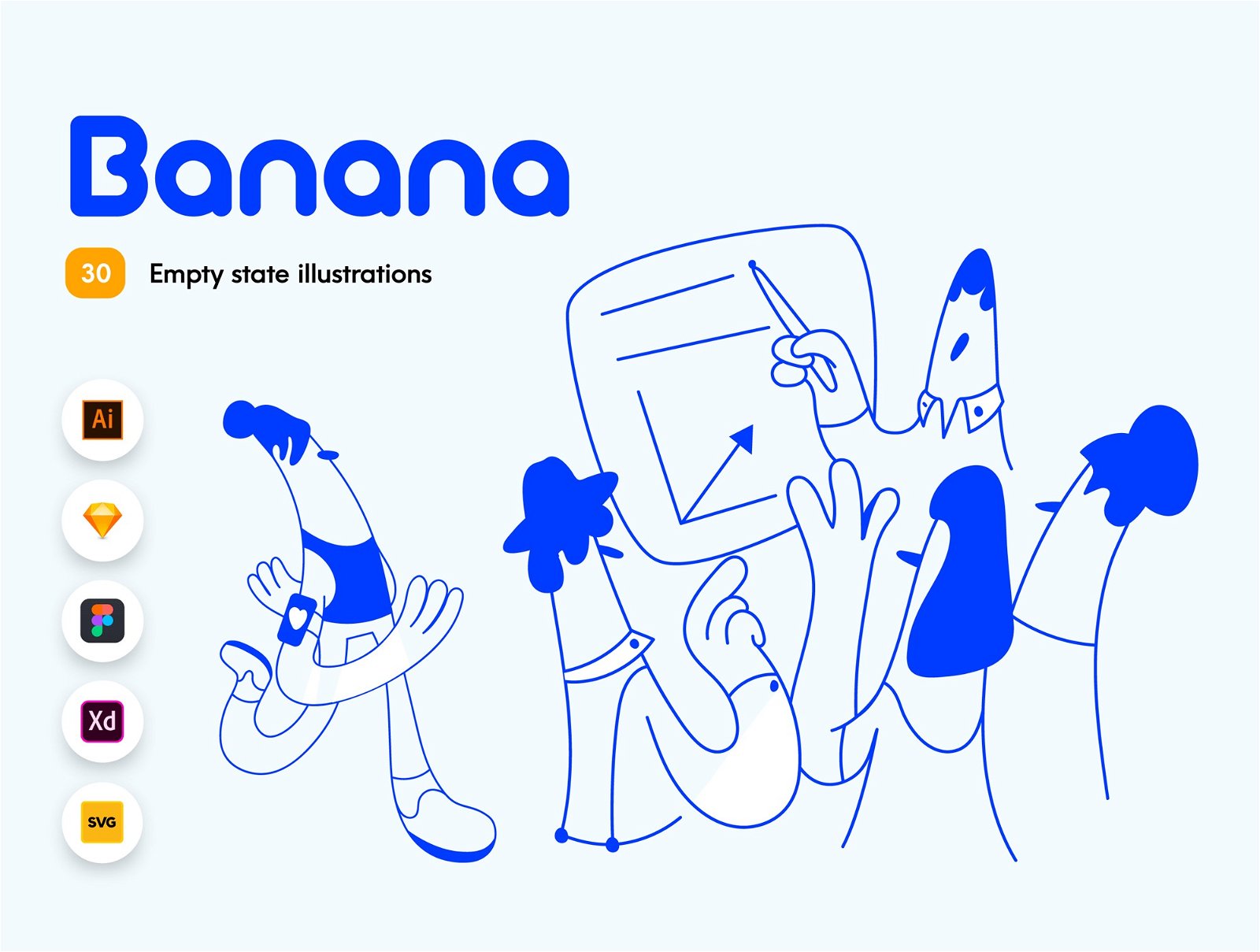 Banana illustrations